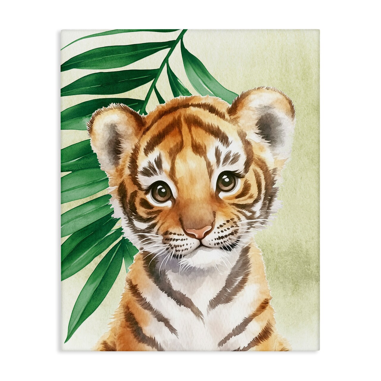 Stupell Industries Jungle Friends Baby Tiger Canvas By Christine Simpson Art